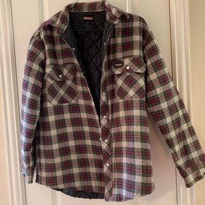 Dickies Large Quilted lined flannel jacket.